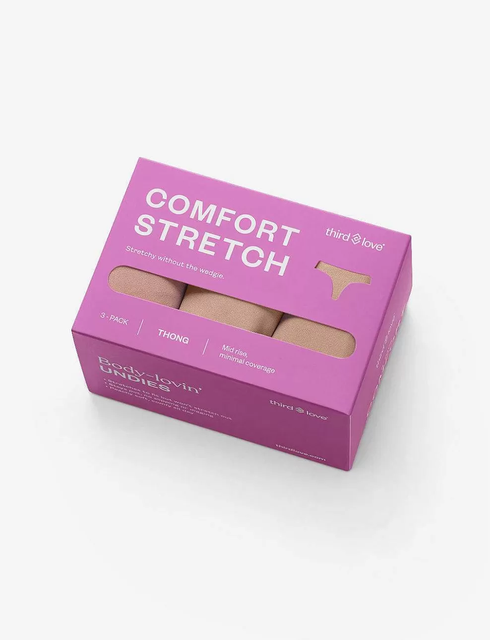 Thong^ThirdLove Comfortstretch Thong 3 Pack Box