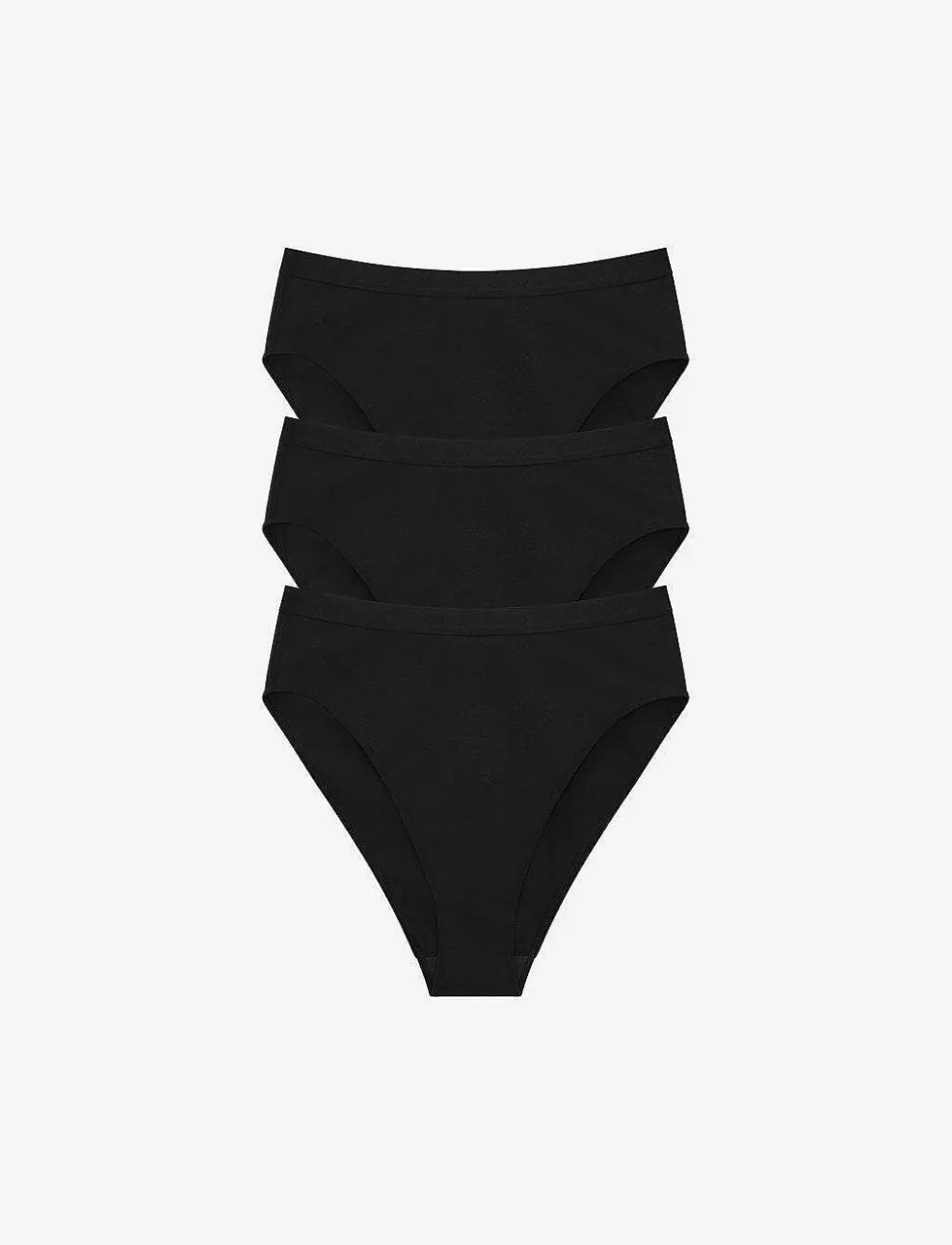 Bikini^ThirdLove Organic Cloud Cotton High Leg Bikini 3 Pack Box