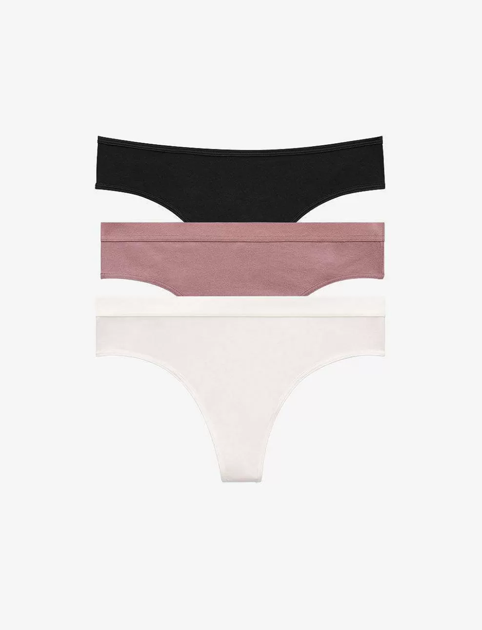 Thong^ThirdLove Organic Cloud Cotton Thong 3 Pack Box